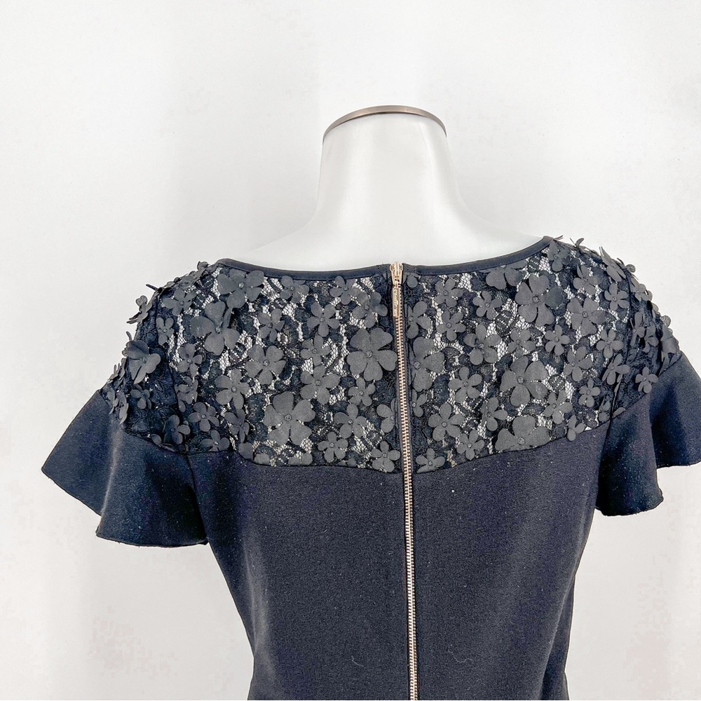 Karl Lagerfeld Black Short Cocktail/ Evening Dress Short Sleeves - Picture 9 of 10